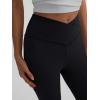 imageTrendy Queen Flare Leggings for Women Wide Leg Yoga Pants V Crossover High Waisted Bootcut Work Pants Fall Outfits 2025Black