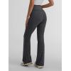 imageTrendy Queen Flare Leggings for Women Wide Leg Yoga Pants V Crossover High Waisted Bootcut Work Pants Fall Outfits 2025Charcoal