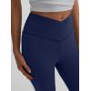 imageTrendy Queen Flare Leggings for Women Wide Leg Yoga Pants V Crossover High Waisted Bootcut Work Pants Fall Outfits 2025Navy