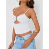 imageTrendy Queen Going Out Tops for Women Sexy Cute Y2K Camisole Spaghetti Strap Tank Clothes Summer Beach Vacation Outfits 2025White