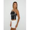imageTrendy Queen Tank Tops for Women 2024 Tube Tops Going Out Spaghetti Strap Camisole Tops Cute Basic Top Y2K Crop Tops Clothes for Teen Girls Black Medium