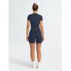 imageTrendy Queen Womens 2 Piece Workout Sets Short Matching Lounge Sets Summer Clothes Going Out Gym OutfitsNavyblue
