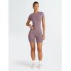imageTrendy Queen Womens 2 Piece Workout Sets Short Matching Lounge Sets Summer Clothes Going Out Gym OutfitsNutmeg