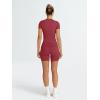 imageTrendy Queen Womens 2 Piece Workout Sets Short Matching Lounge Sets Summer Clothes Going Out Gym OutfitsRed