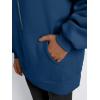 imageTrendy Queen Womens Half Zip Oversized Sweatshirts Casual Pullover Long Sleeve Shirts Fall Fashion 2024 Winter ClothesBlue