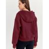 imageTrendy Queen Womens Hoodies Quarter Half Zip Pullover Oversized Sweatshirts Half With Pockets Fall ClothesWinered