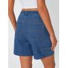 imageTrendy Queen Womens Jean Shorts Denim Short Jorts Summer Clothes Y2K Cute Fashion Outfits 2025Blue