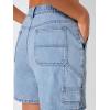 imageTrendy Queen Womens Jean Shorts Denim Short Jorts Summer Clothes Y2K Cute Fashion Outfits 2025Lightblue