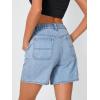 imageTrendy Queen Womens Jean Shorts Denim Short Jorts Summer Clothes Y2K Cute Fashion Outfits 2025Lightblue