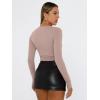 imageTrendy Queen Womens Long Sleeve Shirts Basic Tees Crop Tops Going Out Spring 2025 Workout Outfits Y2k ClothesLatte