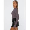 imageTrendy Queen Womens Long Sleeve Shirts Basic Tees Crop Tops Going Out Spring 2025 Workout Outfits Y2k ClothesNutmeg