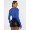 imageTrendy Queen Womens Long Sleeve Shirts Basic Tees Crop Tops Going Out Spring 2025 Workout Outfits Y2k ClothesRoyal Blue