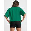 imageTrendy Queen Womens Oversized Summer T Shirts Fashion Workout Plus Size Tops Short Sleeve Beach Vacation Gym Clothes 2025Green