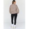 imageTrendy Queen Womens Oversized Sweatshirts Turtleneck Pullover Long Sleeve Hoodies Tops Fall Fashion Outfits 2025 ClothesCoffeegrey