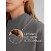 imageTrendy Queen Womens Oversized Sweatshirts Turtleneck Pullover Long Sleeve Hoodies Tops Fall Fashion Outfits 2025 ClothesDarkgrey