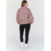 imageTrendy Queen Womens Oversized Sweatshirts Turtleneck Pullover Long Sleeve Hoodies Tops Fall Fashion Outfits 2025 ClothesDarkpink