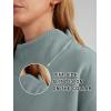 imageTrendy Queen Womens Oversized Sweatshirts Turtleneck Pullover Long Sleeve Hoodies Tops Fall Fashion Outfits 2025 ClothesGreygreen