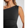 imageTrendy Queen Womens Summer Off The Shoulder Tops Going Out T Shirts Crop Tank Top Fashion Clothes Spring Outfits 2025Black
