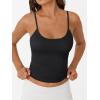 imageTrendy Queen Womens Summer Tank Tops Double Lined Going Out Teen Girls Y2k Sleeveless Backless 2025 Workout Cami AdjustableBlack