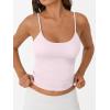 imageTrendy Queen Womens Summer Tank Tops Double Lined Going Out Teen Girls Y2k Sleeveless Backless 2025 Workout Cami AdjustableLightpink