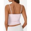 imageTrendy Queen Womens Summer Tank Tops Double Lined Going Out Teen Girls Y2k Sleeveless Backless 2025 Workout Cami AdjustableLightpink