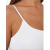 imageTrendy Queen Womens Summer Tank Tops Double Lined Going Out Teen Girls Y2k Sleeveless Backless 2025 Workout Cami AdjustableWhite