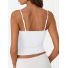 imageTrendy Queen Womens Summer Tank Tops Double Lined Going Out Teen Girls Y2k Sleeveless Backless 2025 Workout Cami AdjustableWhite