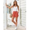 imageTrendy Queen Womens Sweat Shorts Casual Summer Comfy Lounge Athletic Clothes Elastic Cotton RunningOrange