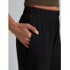 imageTrendy Queen Womens Wide Leg Pants Sweatpants Comfy Lounge Baggy Flowy Ribbed Pajama Pants Fall Fashion Clothes Outfits 2025Black