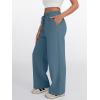 imageTrendy Queen Womens Wide Leg Sweatpants High Waisted Baggy Lounge Pants Drawstring Athletic Flared Joggers with PocketsHazeblue