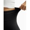 imageTrendy Queen Womens Wide Leg Yoga Pants Bootcut Workout Flare Leggings Trendy High Waisted Fold Over 2025 Fall OutfitsBlack