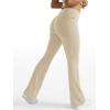 imageTrendy Queen Womens Wide Leg Yoga Pants Bootcut Workout Flare Leggings Trendy High Waisted Fold Over 2025 Fall OutfitsLightkhaki