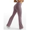 imageTrendy Queen Womens Wide Leg Yoga Pants Bootcut Workout Flare Leggings Trendy High Waisted Fold Over 2025 Fall OutfitsPurple