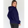 imageTrendy Queen Womens Zip Up Hoodies Oversized Sweatshirts Fall Fashion Outfits Casual Jackets 2025 Winter ClothesNavy Blue