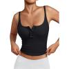 imageTrendy Queen Tanks Women Summer Racerback Crop Tops Camisole Ribbed Tops Shirts Going Out Beach Vacation Outfits 2025Black