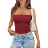 imageTrendy Queen Tube Tops for Women 2025 Summer Going Out Crop Ribbed Tank Bandeau Sexy Fashion Y2k Spring Sleeveless BraWinered
