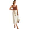 imageSAMPEEL Ribbed Tank Tops for Women Square Neck Summer Sleeveless TopsBrown