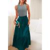 imageSAMPEEL Ribbed Tank top for Women Trendy Crewneck Sleeveless TopsGray