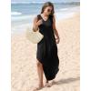 imageSAMPEEL Summer Dresses Maxi Dress Vacation Beach Sundresses 2025 with PocketsBlack