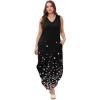 imageSAMPEEL Summer Dresses Maxi Dress Vacation Beach Sundresses 2025 with PocketsFloral Black