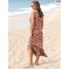 imageSAMPEEL Summer Dresses Maxi Dress Vacation Beach Sundresses 2025 with PocketsFloral Bohemian