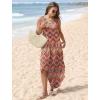 imageSAMPEEL Summer Dresses Maxi Dress Vacation Beach Sundresses 2025 with PocketsFloral Bohemian