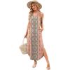 imageSAMPEEL Summer Dresses Maxi Dress Vacation Beach Sundresses 2025 with PocketsFloral Boho Ethnic Style