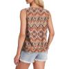 imageSAMPEEL Summer Tank Tops for Women Loose Fit Casual Round Neck Sleeveless Eyelet Tanks Trendy Vocation Outfits 2025Multi Boho