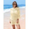 imageSAMPEEL Swimsuit Coverup for Women Beach Vacation Clothes Bathing Suit Cover Up Crochet Dresses Summer Cruise Outfits 2025Beige