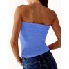 imageSAMPEEL Tube Tops for Women Summer Outfits Trendy 2024Blue