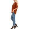 imageSAMPEEL Womens Summer Dolman Sleeve V Neck Casual Tops TshirtsCaramel