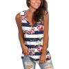 imageSAMPEEL Womens Summer Tank Tops Basic Tanks V Neck Sleeveless T Shirts Side Split128bluerose