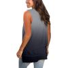 imageSAMPEEL Womens Summer Tank Tops Basic Tanks V Neck Sleeveless T Shirts Side Split130tank Ombregrey