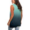 imageSAMPEEL Womens Summer Tank Tops Basic Tanks V Neck Sleeveless T Shirts Side Split133tank Omblue